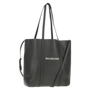 BALENCIAGA Everyday Tote XS Bag Leather 2way Gray Auth hk3191